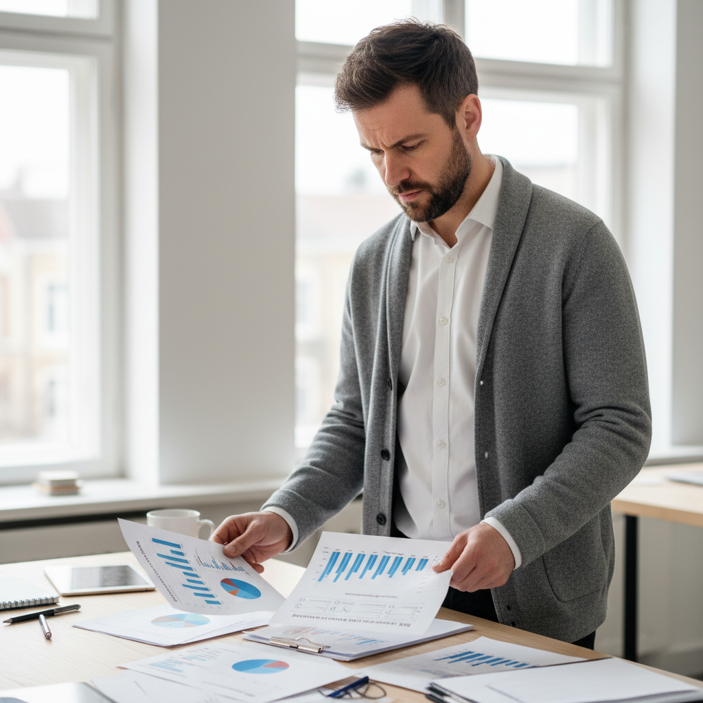 HR-ansvarig som planerar årets kompetensutveckling och medarbetarsamtal